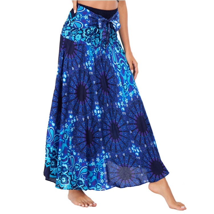 Ethnic Style Fashion Skirts Clothes Bohemian Boho Flowers