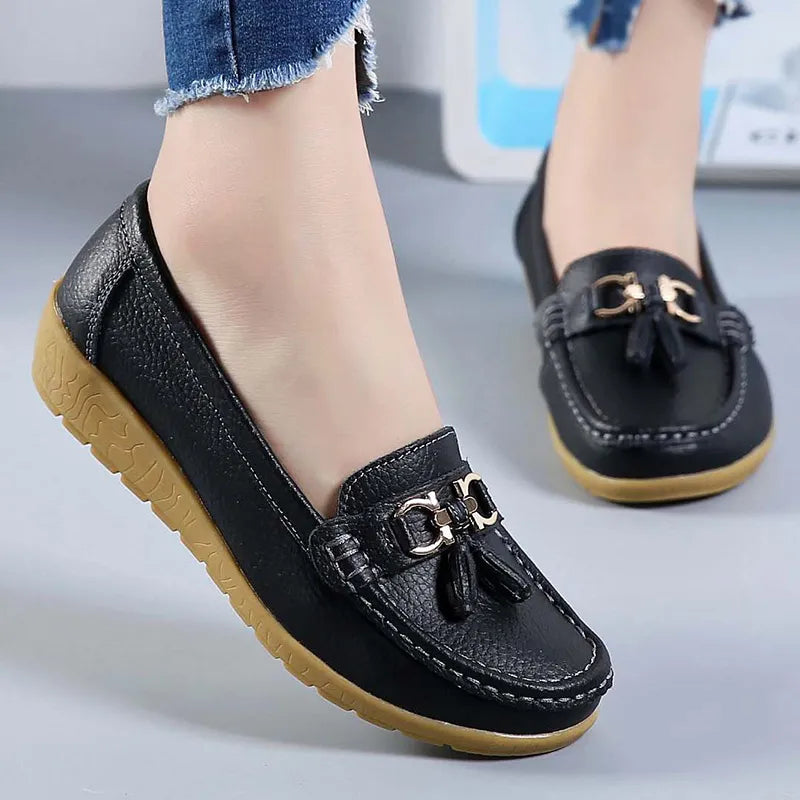 Women Shoes Slip On Loafers Moccasins Casual