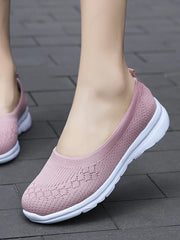 Sneakers Fashion Socks Shoes Casual White knitted Vulcanized