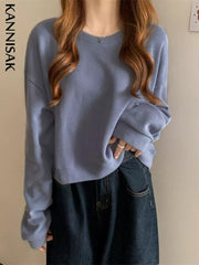 Women Sweatshirt Fashion Loose Pullovers Long Sleeve Casual