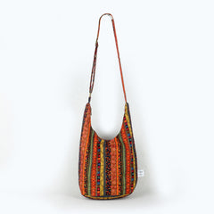 Vintage Women Shoulder Large Capacity Crossbody Bag Bohemian Style