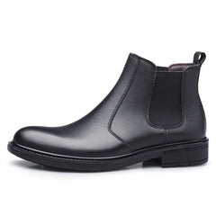 Classic Leather Chelsea Boots Shoes Fashion Business Men Boots