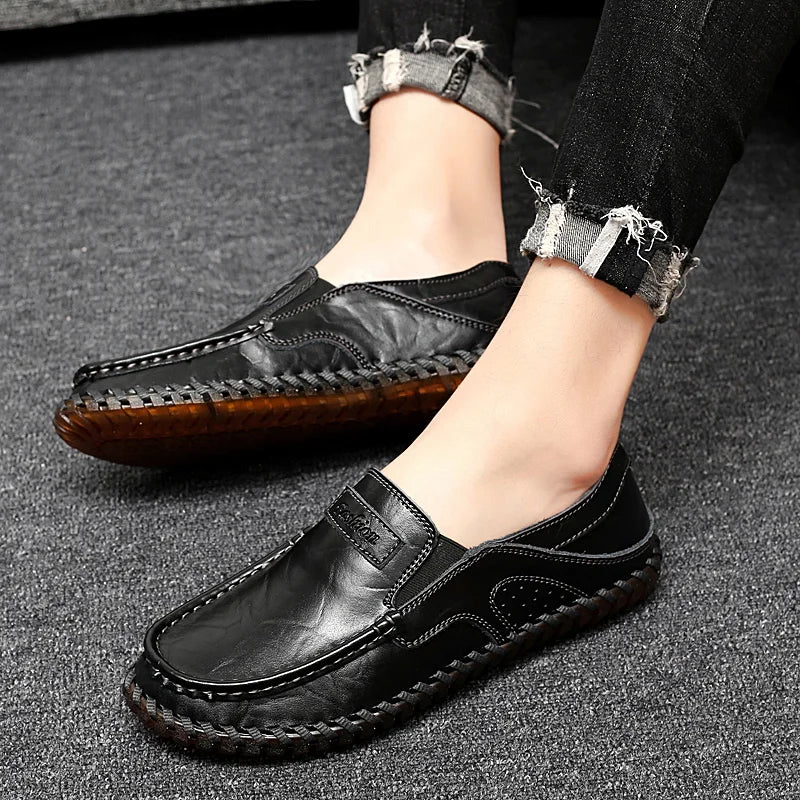 Men's Shoes Outdoor Loafers Breathable Driving Shoes