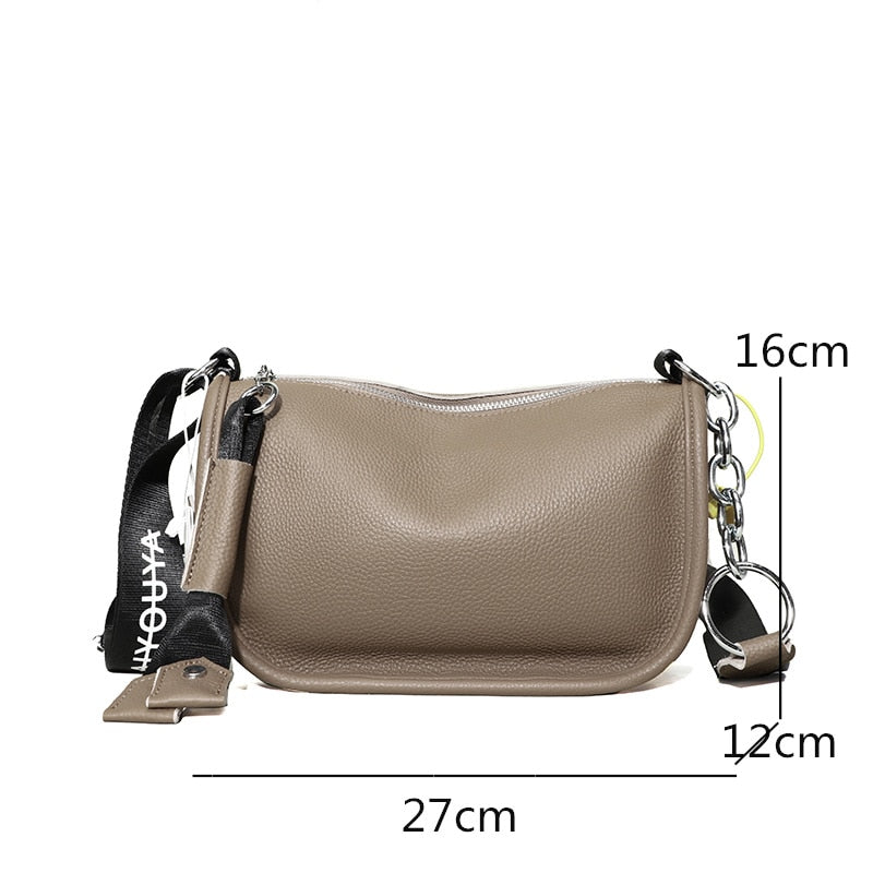 Design Women Shoulder Genuine Leather Messenger Bag