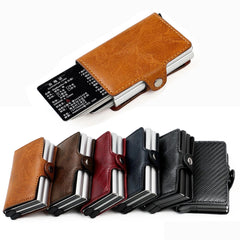 Men Wallet Card Holder Leather Card Holder