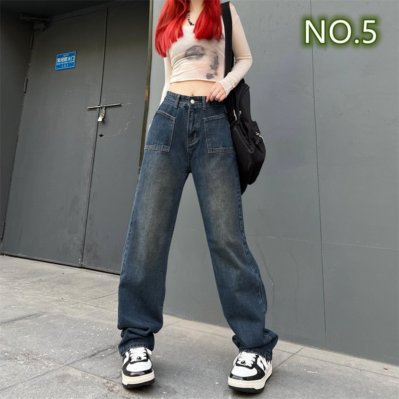 Baggy Jeans Pants Vintage  High Waist Streetwear