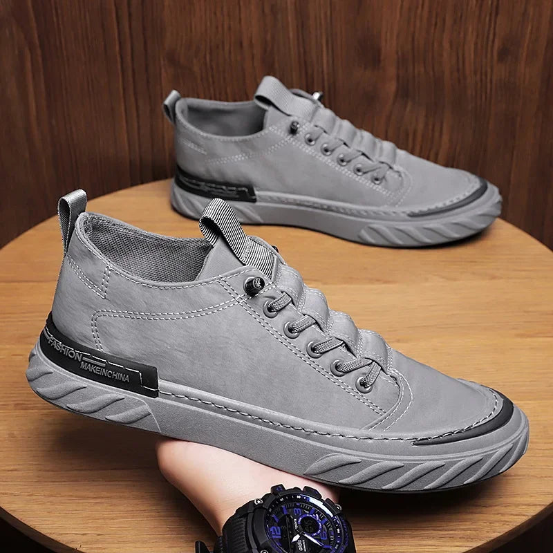 Men Casual Shoes Canvas Shoes Sneakers Flat Vulcanized Trend