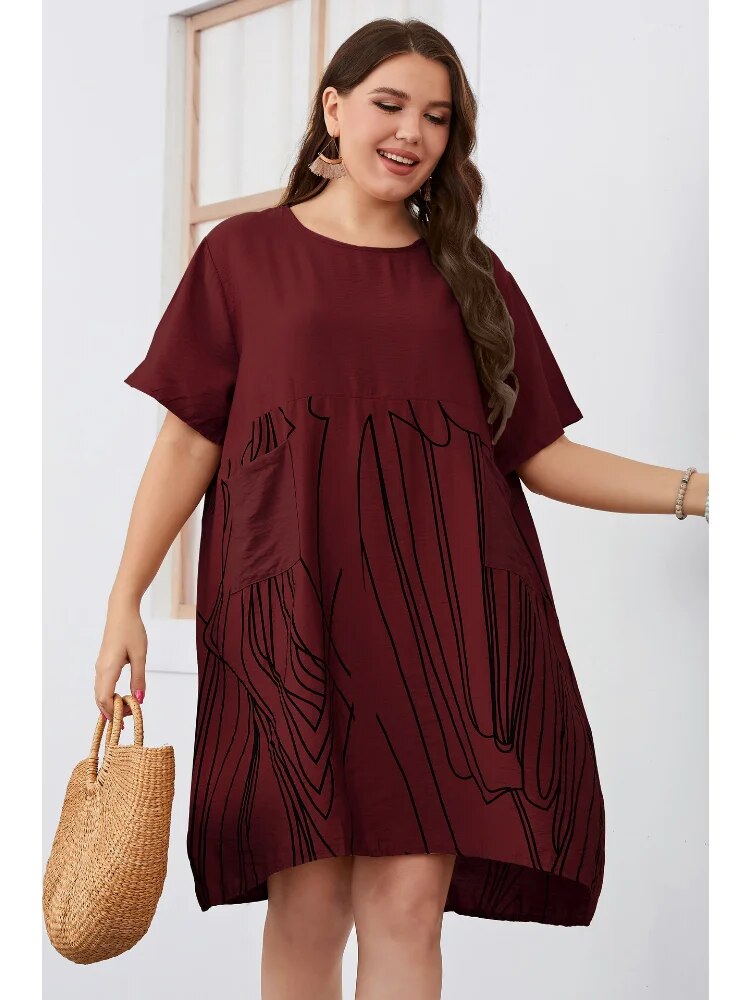 Oversized Loose  Dress women clothing