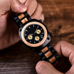 Wood Watch for Women Causal Quartz Fashion