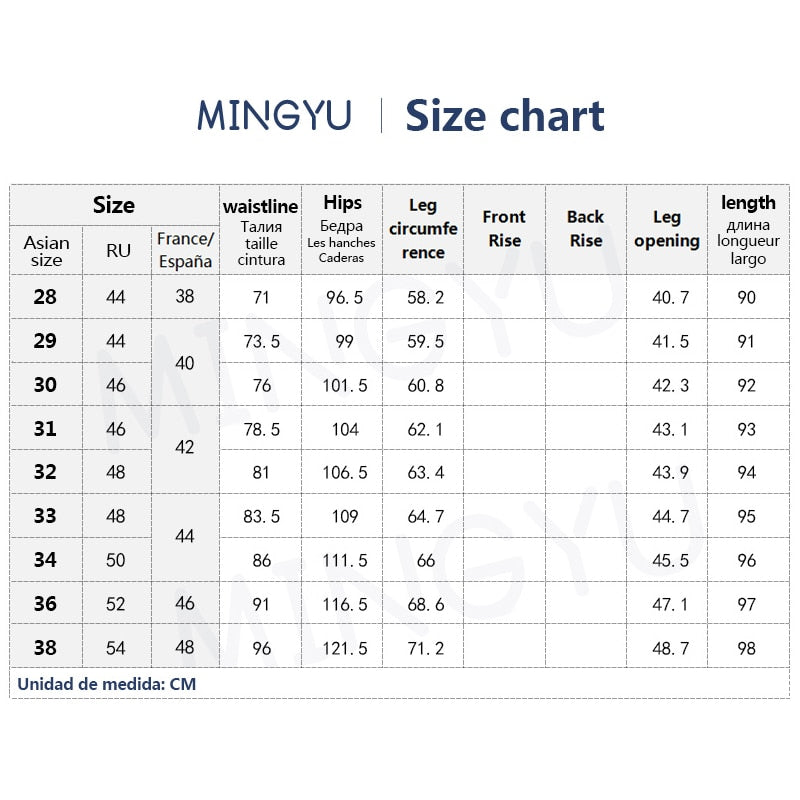 Men's Stretch Ankle Length Jeans Fashion Casual Trousers