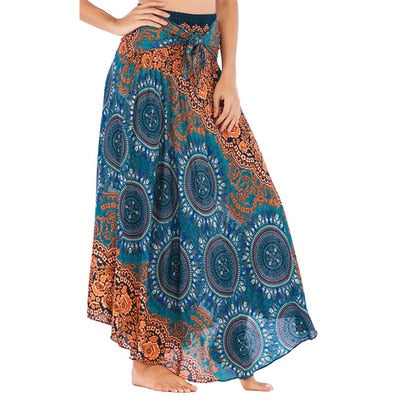 Ethnic Style Fashion Skirts Clothes Bohemian Boho Flowers