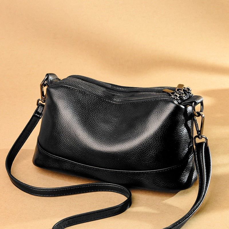 Brand Women Shoulder Bag Genuine Leather Crossbody Bag Cowhide