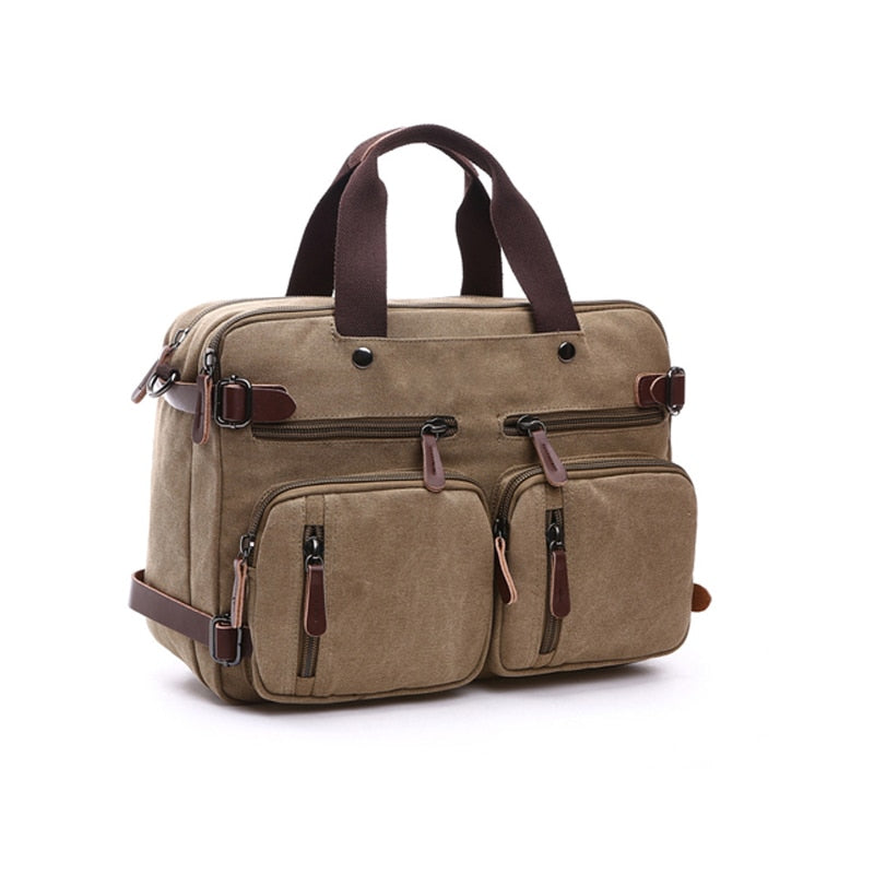 Canvas Men Travel Handbag Large Capacity Outdoor Bags