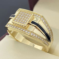 Colors Inlaid Zircon Stones Rings Party Jewelry Gift