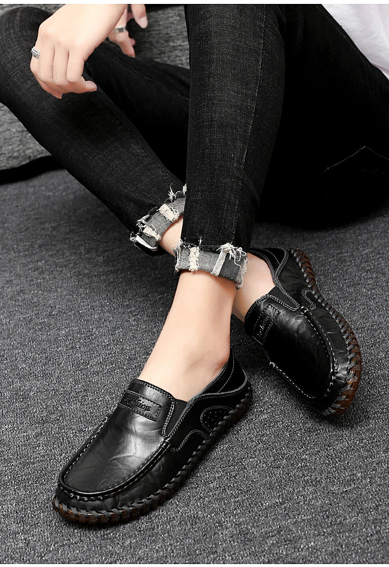 Men's Shoes Outdoor Loafers Breathable Driving Shoes