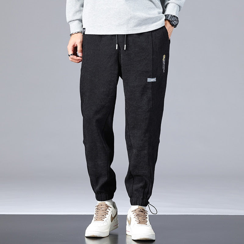 Baggy Trousers Sports Pants Man Jogger Thick Casual Harem