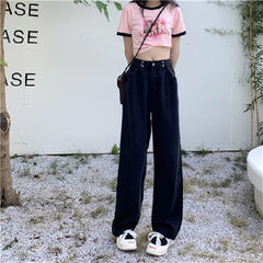 Baggy Jeans Pants Vintage  High Waist Streetwear