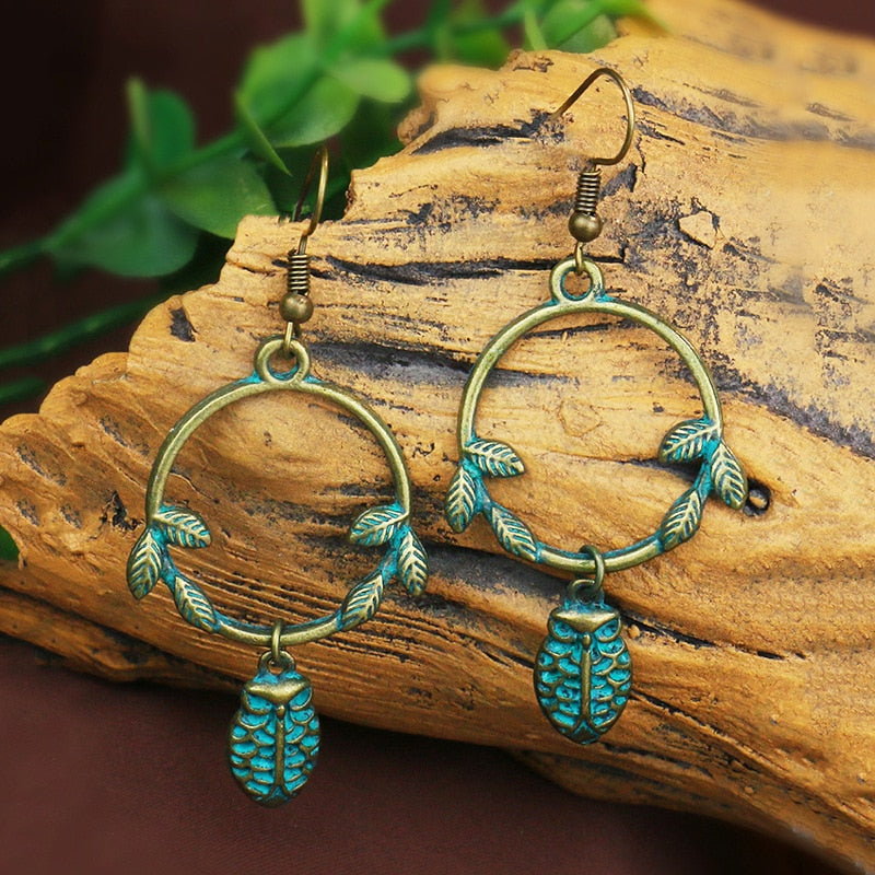 Long Ethnic Drop Vintage Earrings Statement Big Tassel Fashion Jewelry