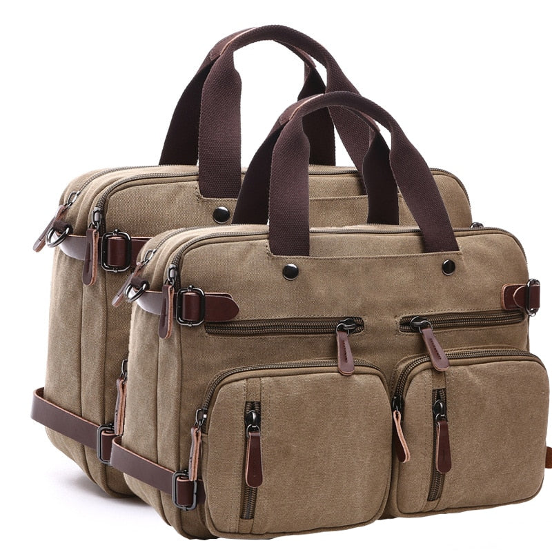 Canvas Men Travel Handbag Large Capacity Outdoor Bags