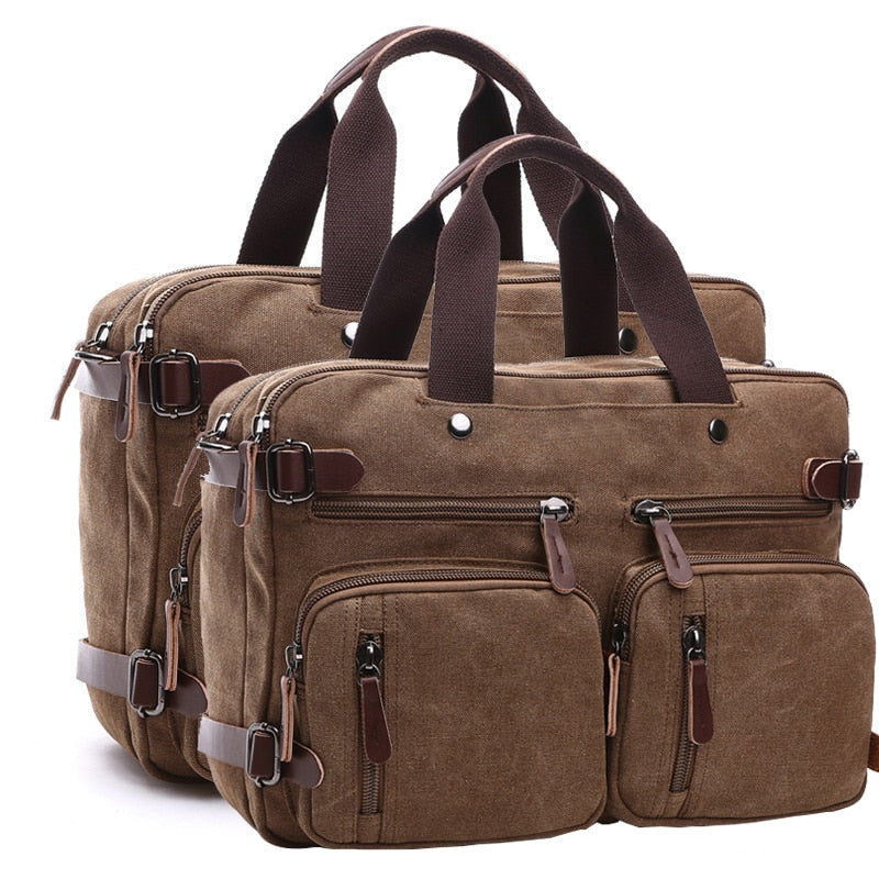 Canvas Men Travel Handbag Large Capacity Outdoor Bags