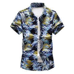 Hawaiian Fashion Casual Printing Short Sleeve Flower Shirt