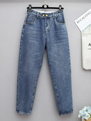 Oversize Jeans Fashion Chic Streetwear Style  High Waist Denim