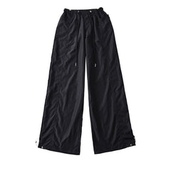 Street Loose Straight Overalls Pants Leg Pants High Waist