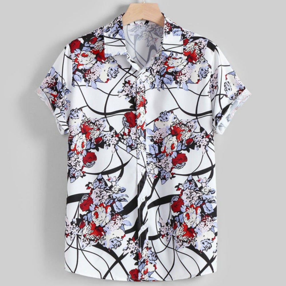 Hawaii Shirts Print Beach Retro 5xl Fashion Top