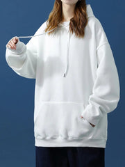 Oversize Hoodies Women pullovers Hooded Warm Sweatshirts