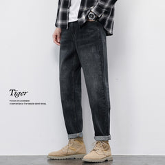 Vintage Men's Jeans Cotton Casual Classic Fashion