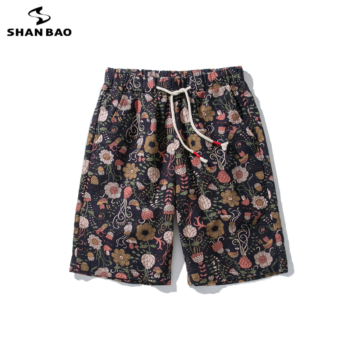 Trend Fashion Hawaiian Style Men's Pattern Casual Shorts