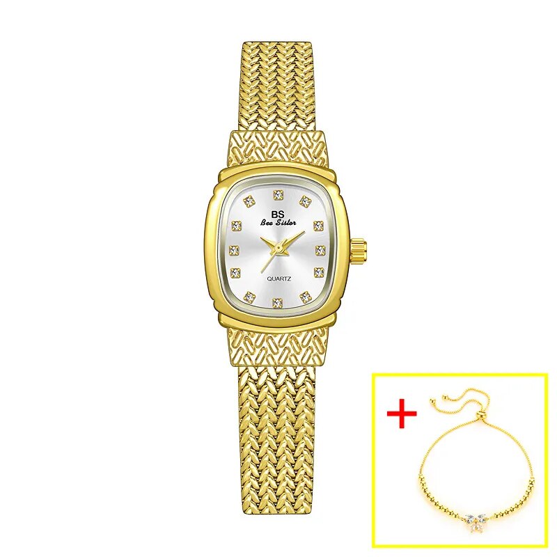 Watch Women Fashion Simple Quartz Wristwatch Stainless Steel