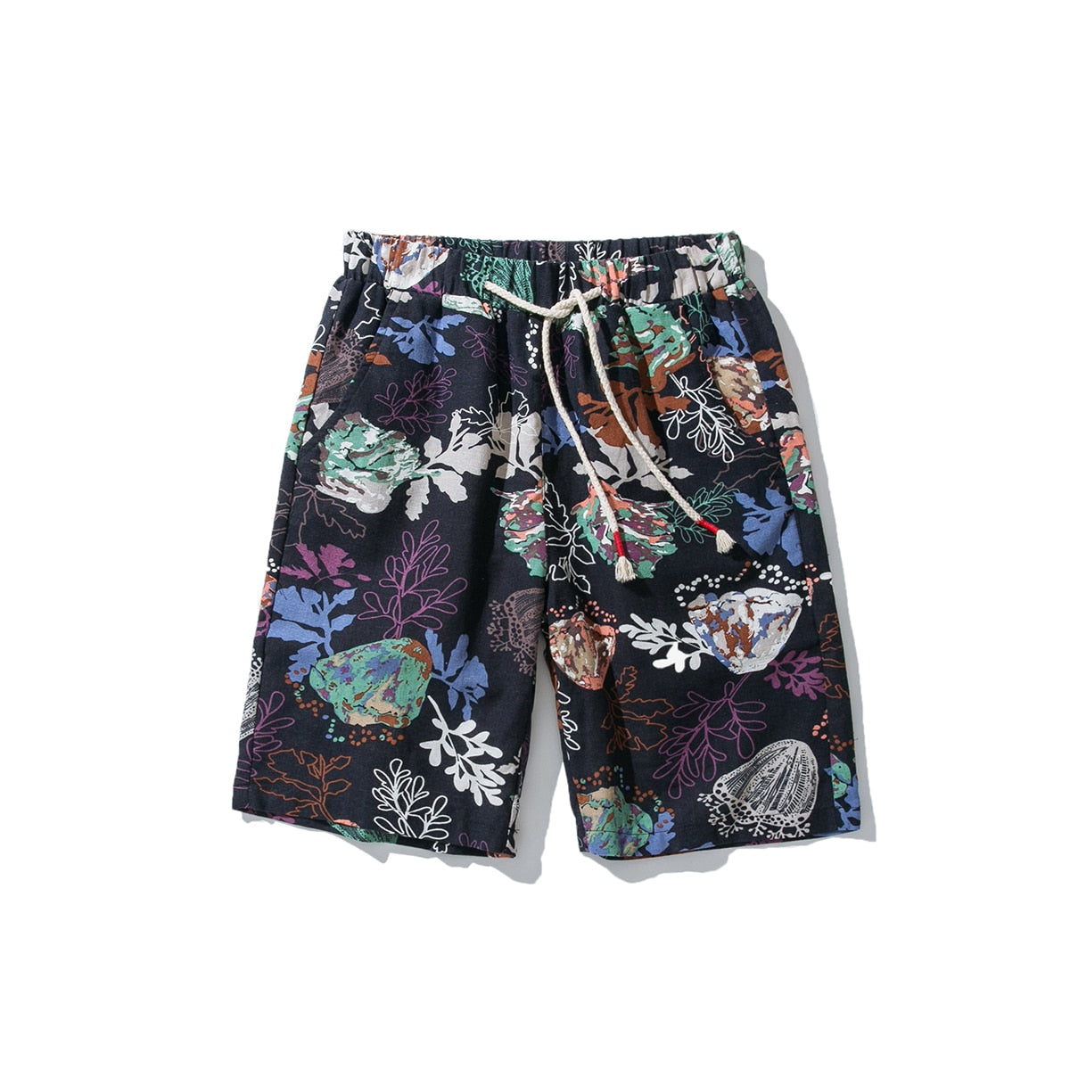 Trend Fashion Hawaiian Style Men's Pattern Casual Shorts