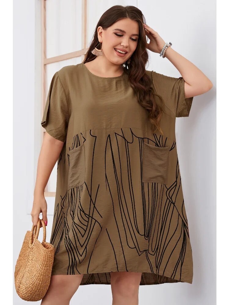 Oversized Loose  Dress women clothing