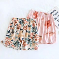 Short Printed Pajama Shorts for Sleepwear