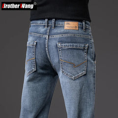 Classic Style Men's Cargo Jeans Fashion Casual