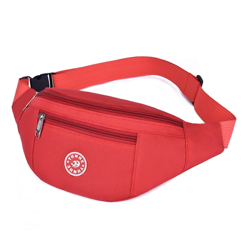 Fashion Men Waist Bag Casual Fanny Pack Canvas Outdoor