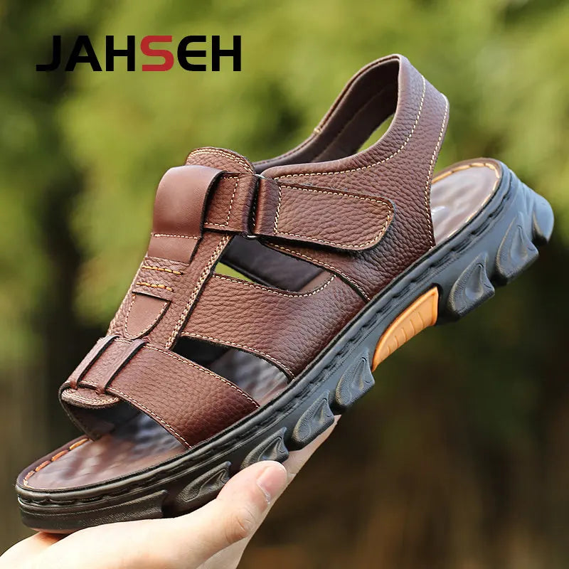 Men Summer Sandals and Slippers Thick-soled Beach Shoes