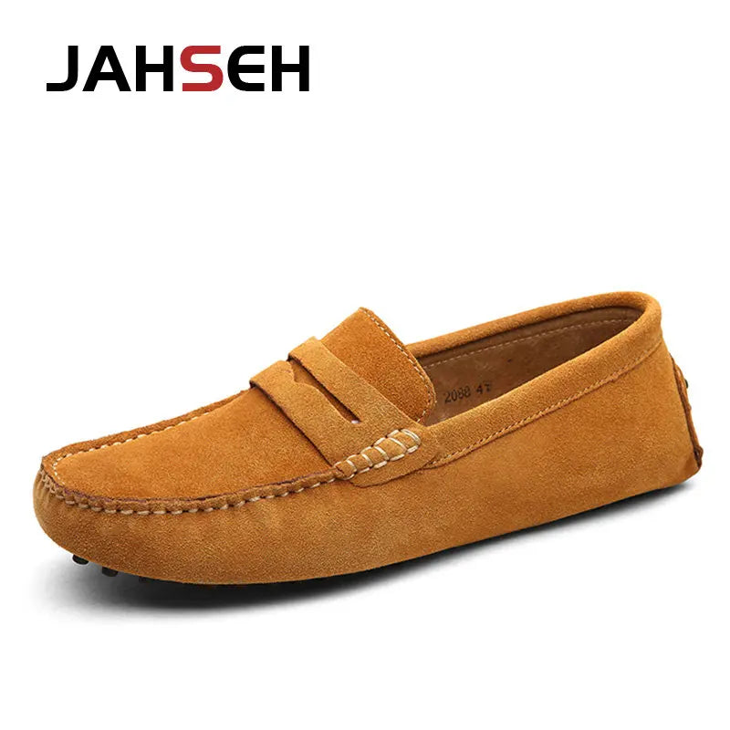 Large Size Men Loafers Soft Moccasins Flats Driving Shoes