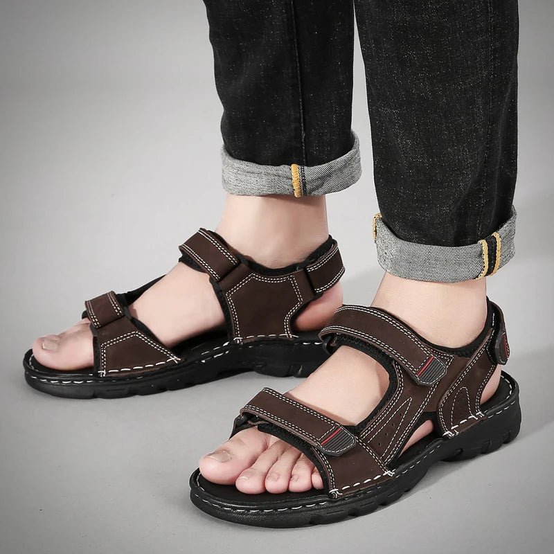 Men's Sandals Large Size Beach Sandals Soft Comfortable