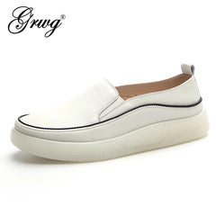 Shoes Genuine Leather Flats Casual Female Moccasins