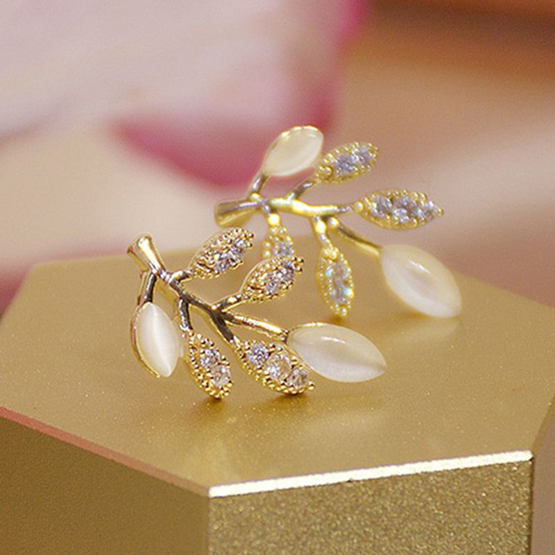 Fashion Jewelry Fresh Cute Hook Drop Oil Flower Stud Earrings