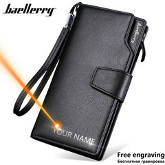 Men Wallets Long Style High Quality Card Holder Large Capacity