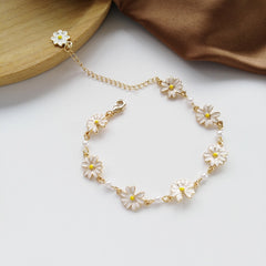 Fashion Sweet Daisy Flower Minimalist Flowers Bracelet