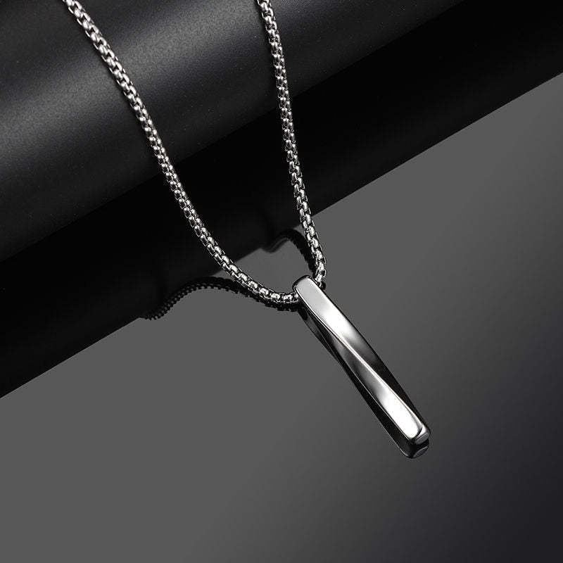 Trendy Simple Stainless Steel Chain Men Necklace