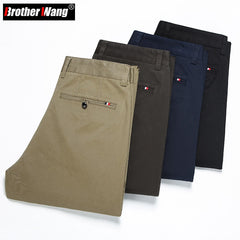 4 Color Men's Business Regular Fit Casual Pants