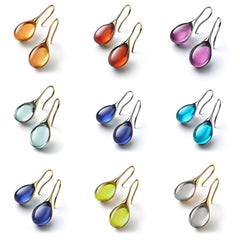 Trendy Women Earrings 9 Colors Hook Dangle Earrings