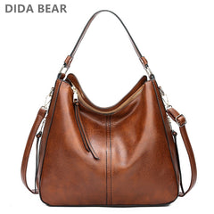 Hobo Leather Women Handbags Shoulder Bags Fashion