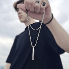 Trendy Simple Stainless Steel Chain Men Necklace