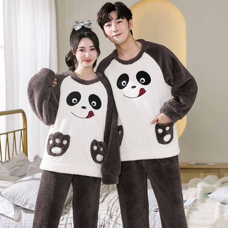 Couple Animal Pajamas Set  Sleepwear Nightwear